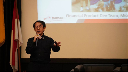 transcosmos gives lectures on startups for undergraduate and MBA students at the University of Indonesia